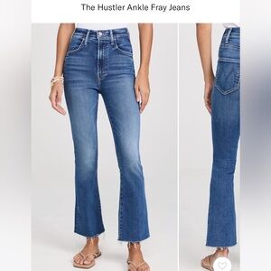 MOTHER the hustler ankle fray jeans